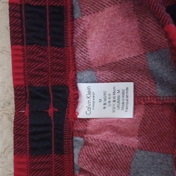 Calvin Klein Plaid Sleepwear Pajama Pants - NWOT - Picture 3 of 6